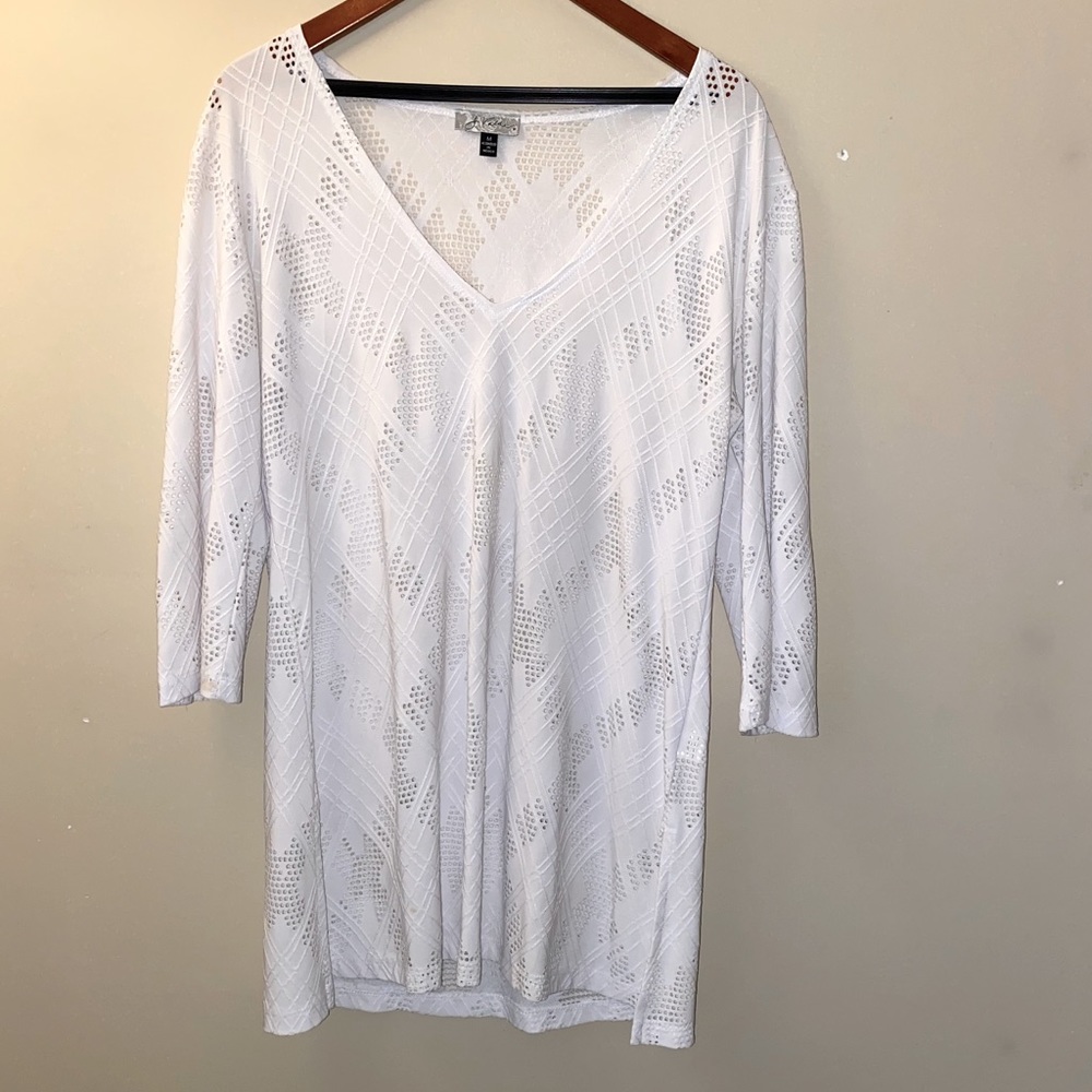 White Beach Cover Up